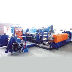 Butyl rubber tape extruding coating machine