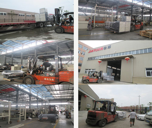 Loading of Customized rewinding machine for Hot melt adhesive film